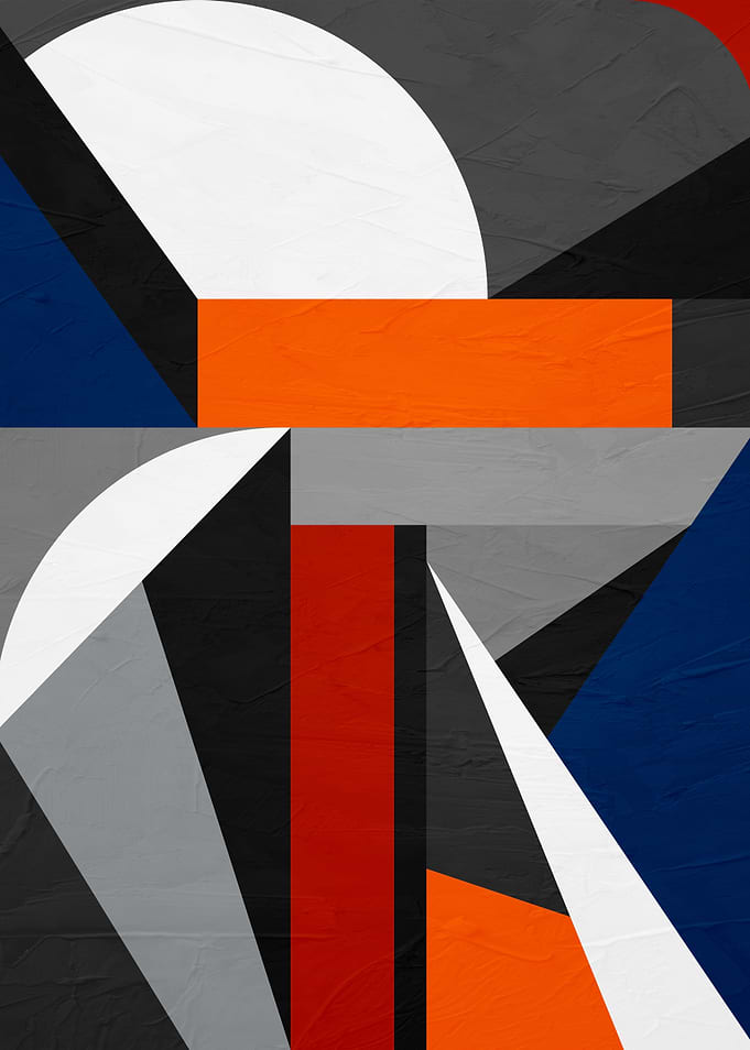 GEOMETRIC ABSTRACT 736A