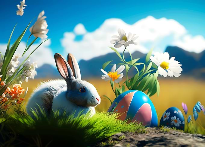 Bunny on Easter
