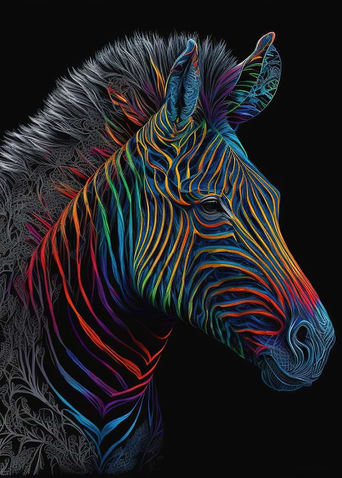 Colourful Zebra