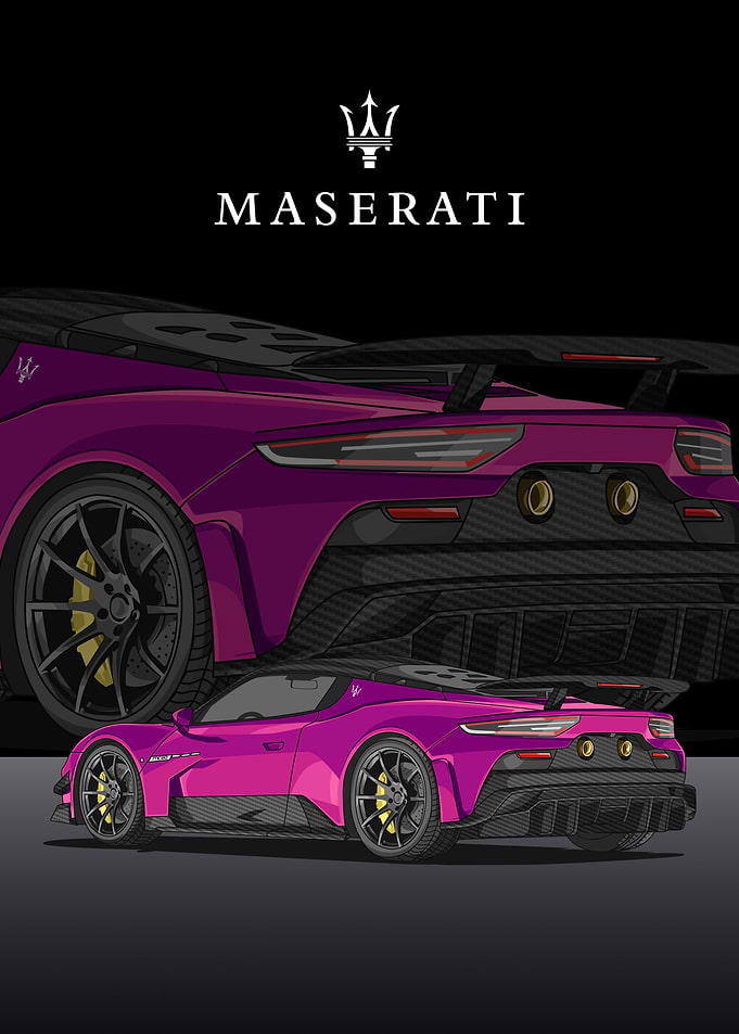maserati mc 20 purple