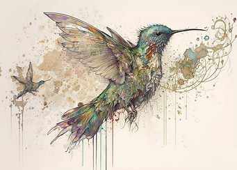 Bird Deity Art