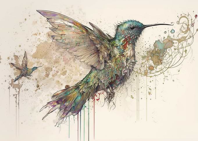 Bird Deity Art