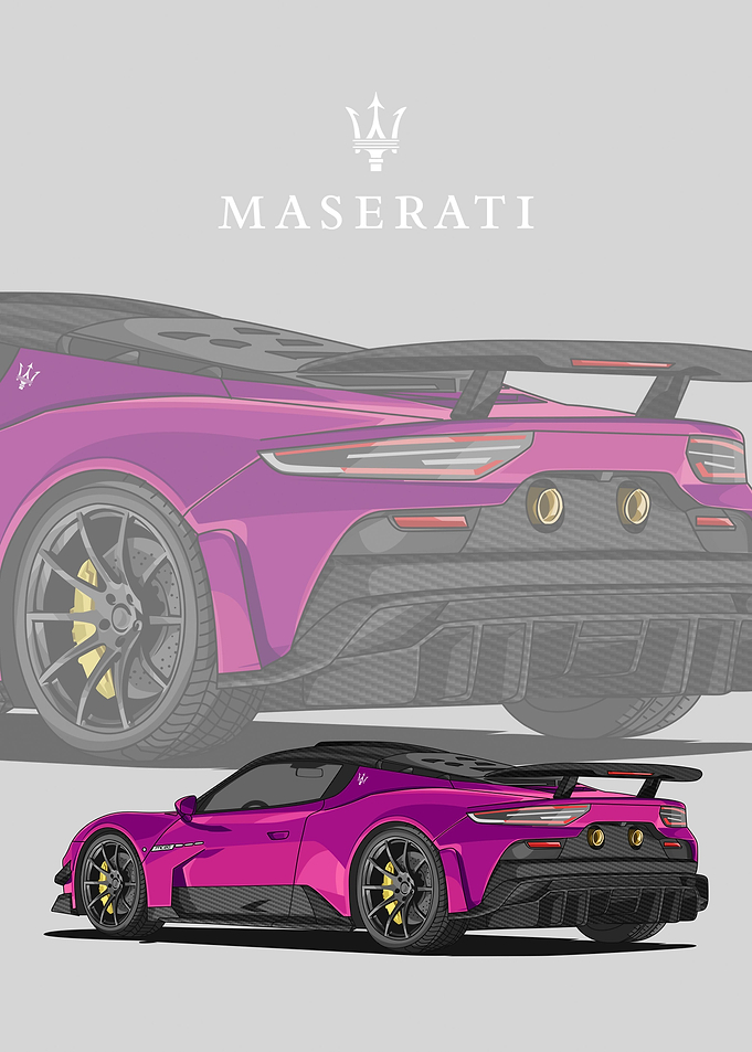 maserati mc 20 purple
