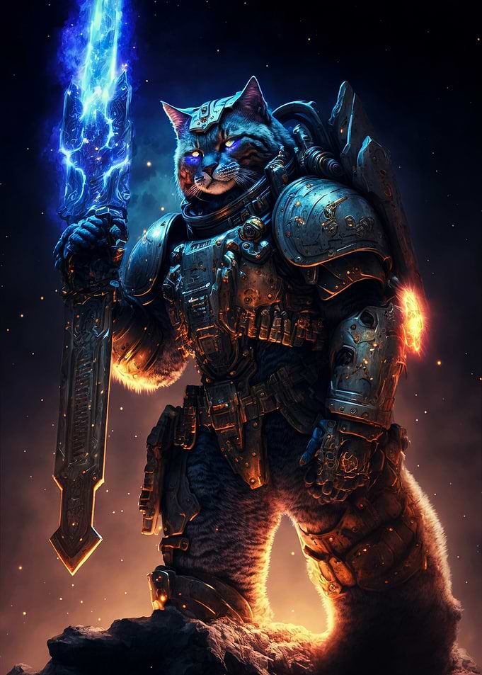 Space Guardian Cat