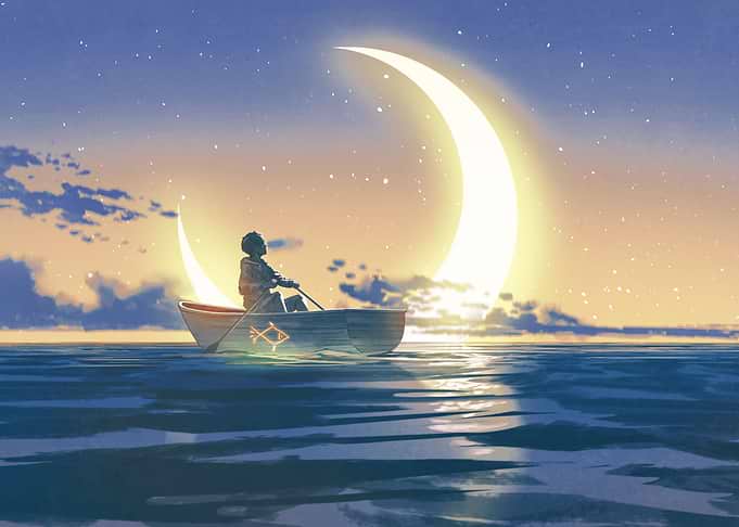 Boat in the sea