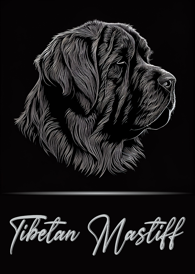Tibetan Mastiff Portrait