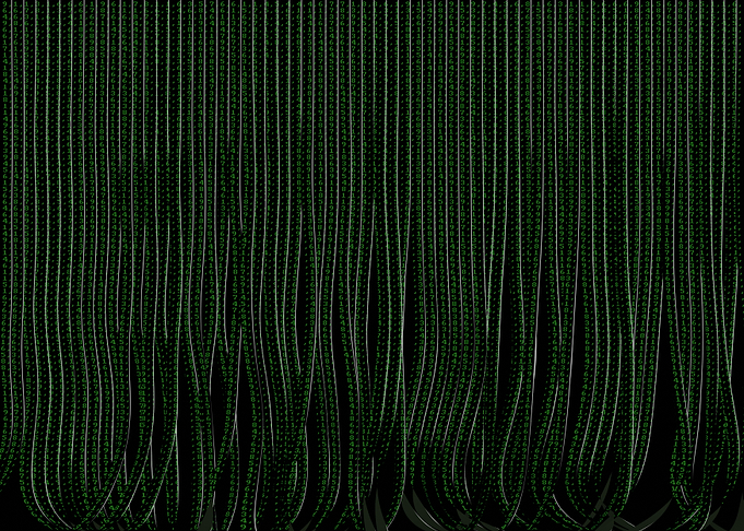Random numbers green comma