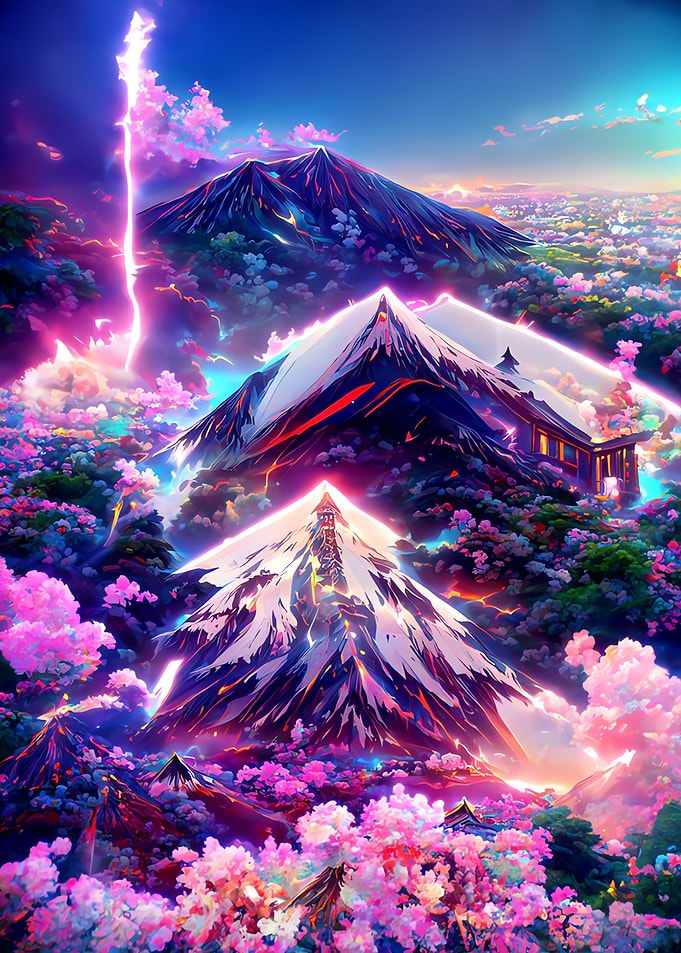 The tree peaks