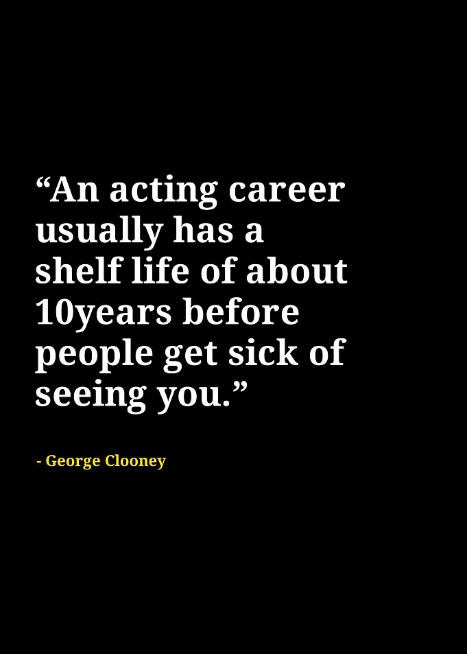 George Clooney quotes