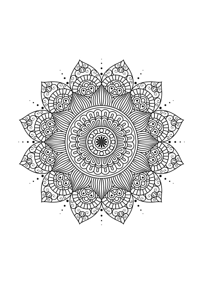 tribal floral