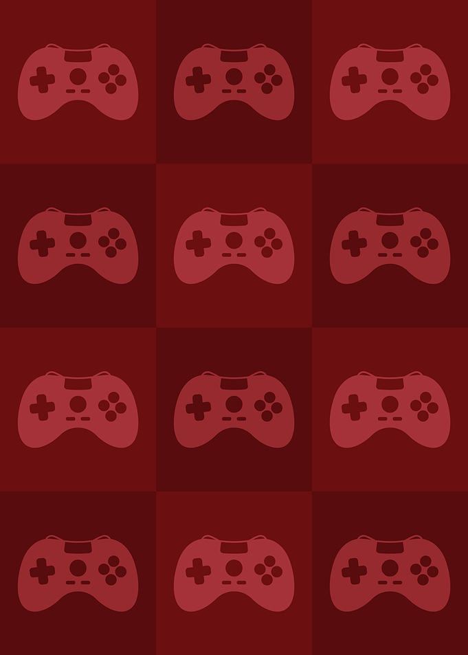 Gamer Controllers Red