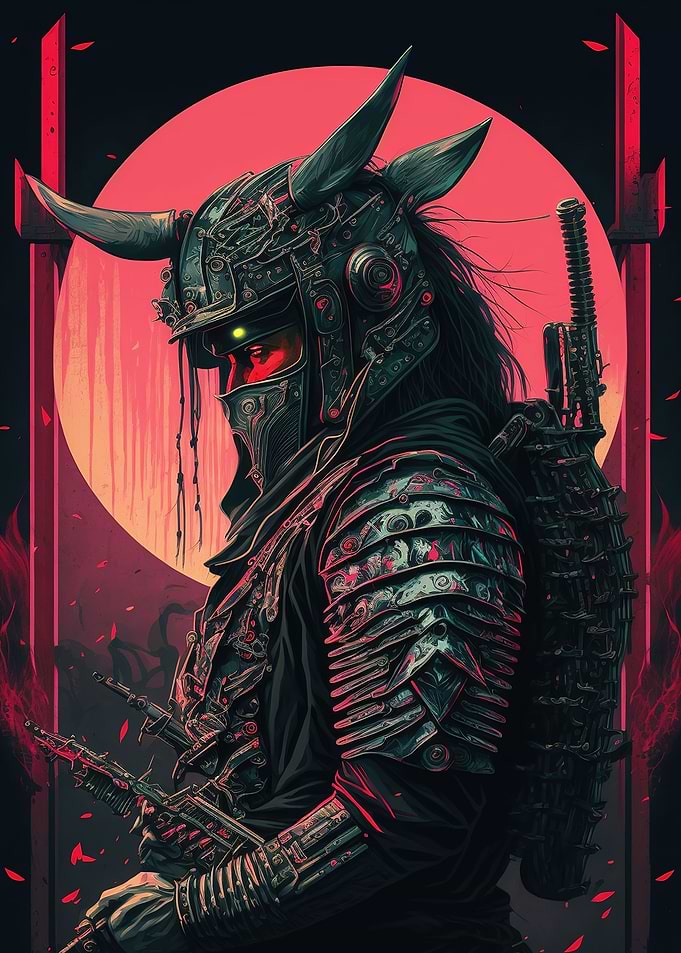 Cyberpunk Samurai