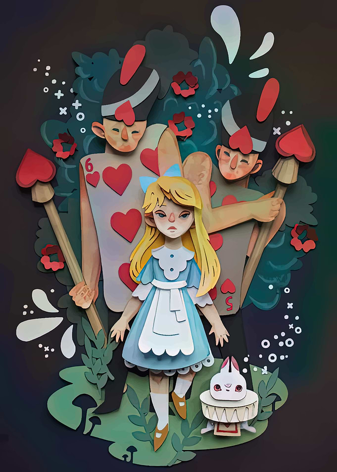 Paper Cut Illustration