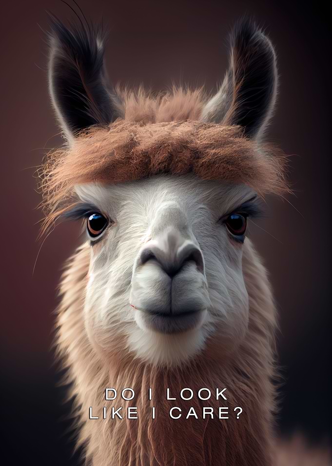 Llama DGAF