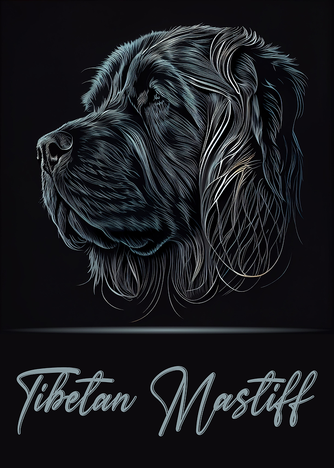 Elegant Tibetan Mastiff
