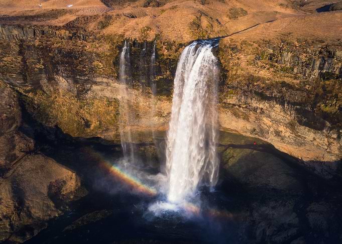 Rainbow at Seljalandsfoss