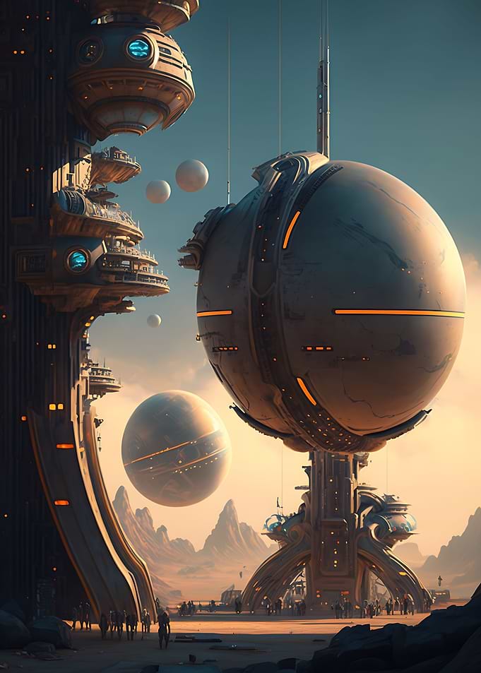 Desert future cities