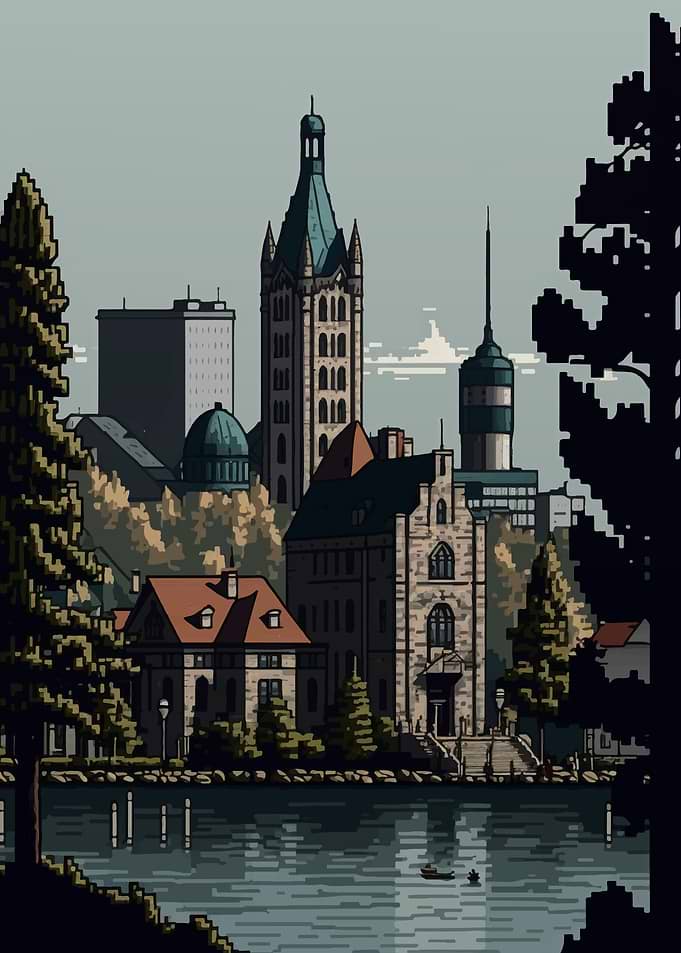 Linkoping Pixel art