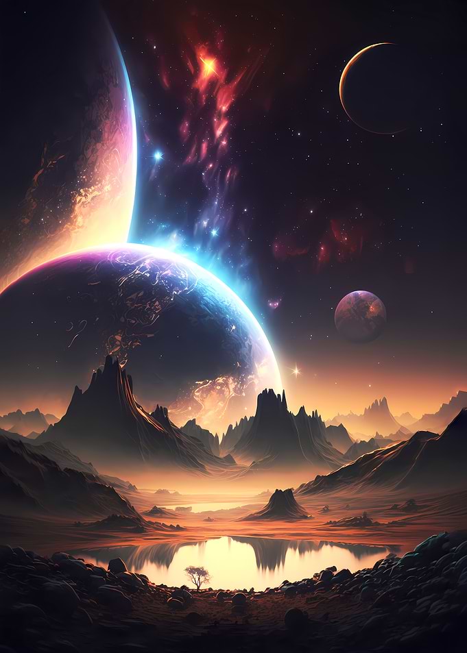 Oasis Of Cosmos Landscape