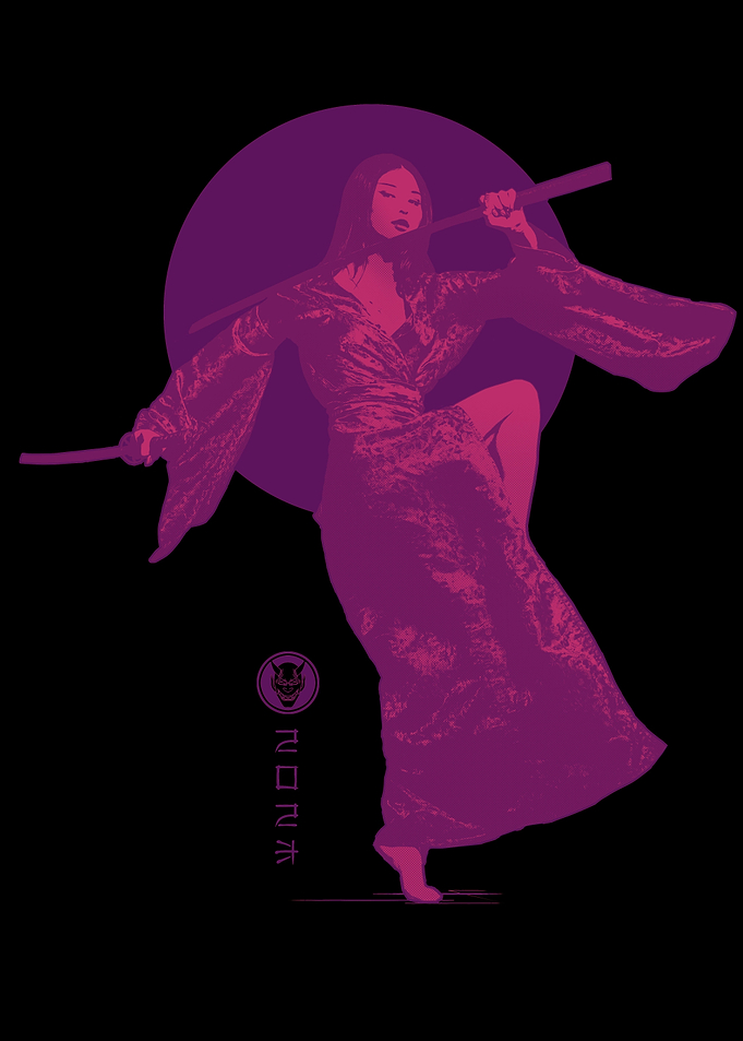 Japanese Geisha Vaporwave