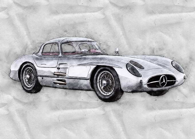 1955 Mercedes Benz 300 SLR