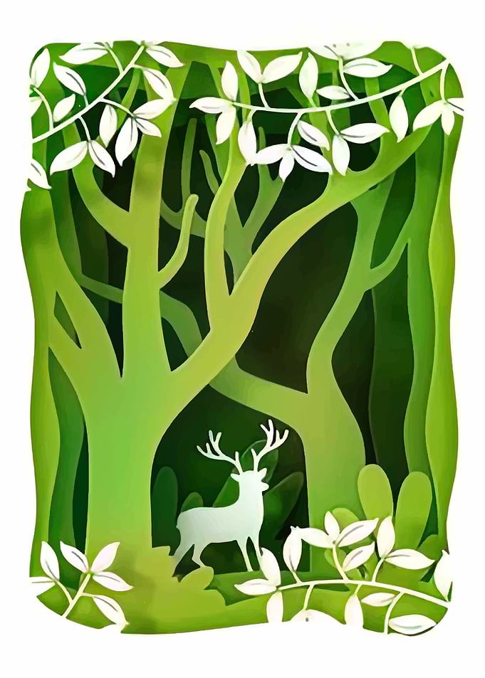 Paper Cut Illustration