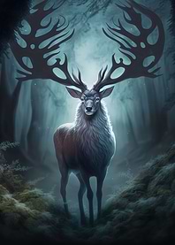 Reindeer in the Forest