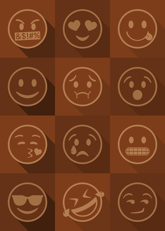 Emoji Expressions Orange
