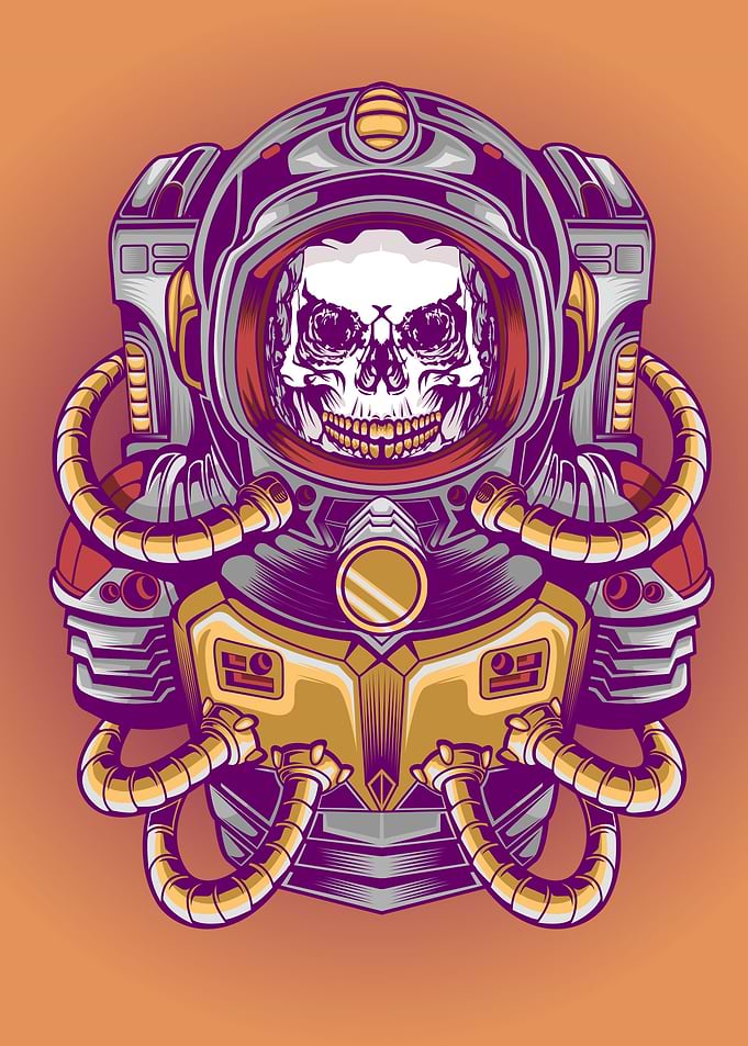 Astronaut skull