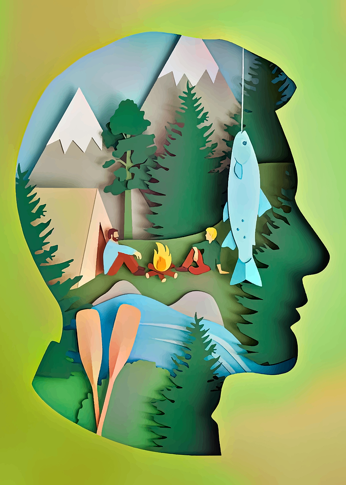 Paper Cut Illustration