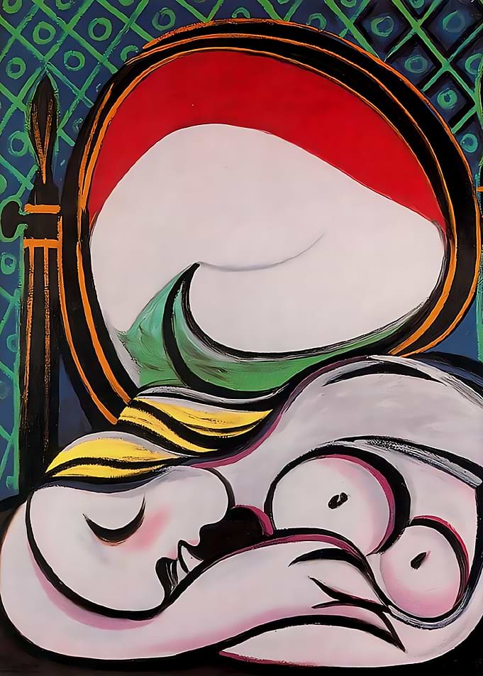 the mirror 1932 by Picasso