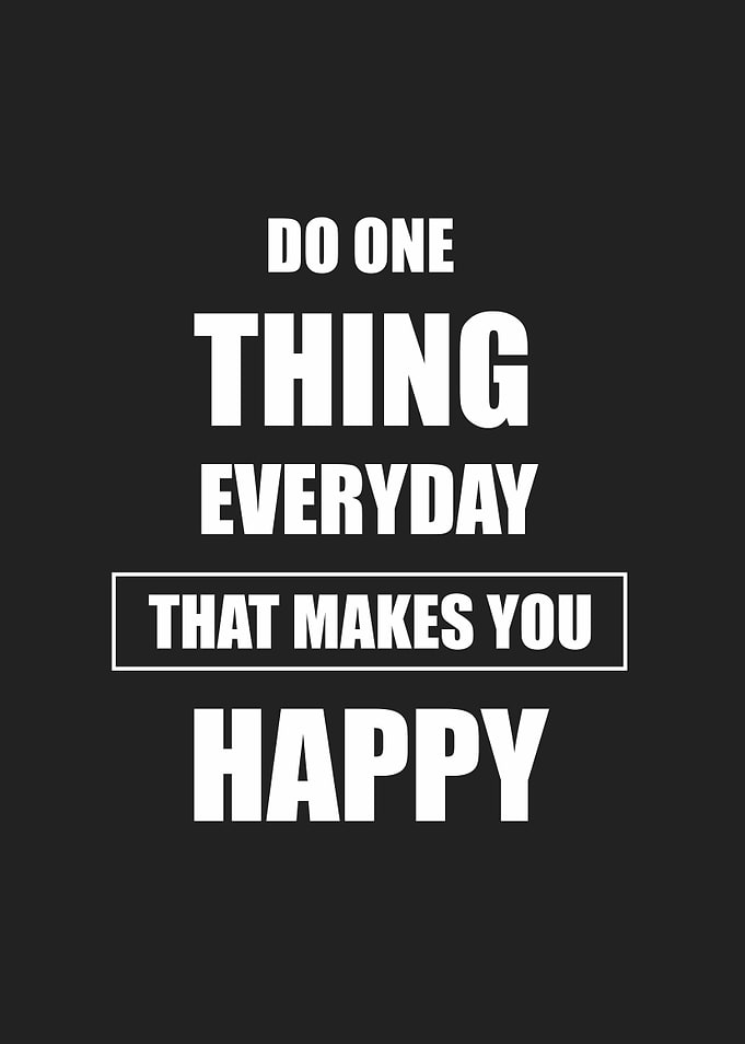 do one thing