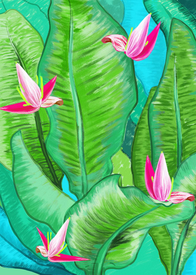 Banana Floral