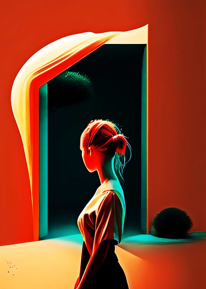 a girl