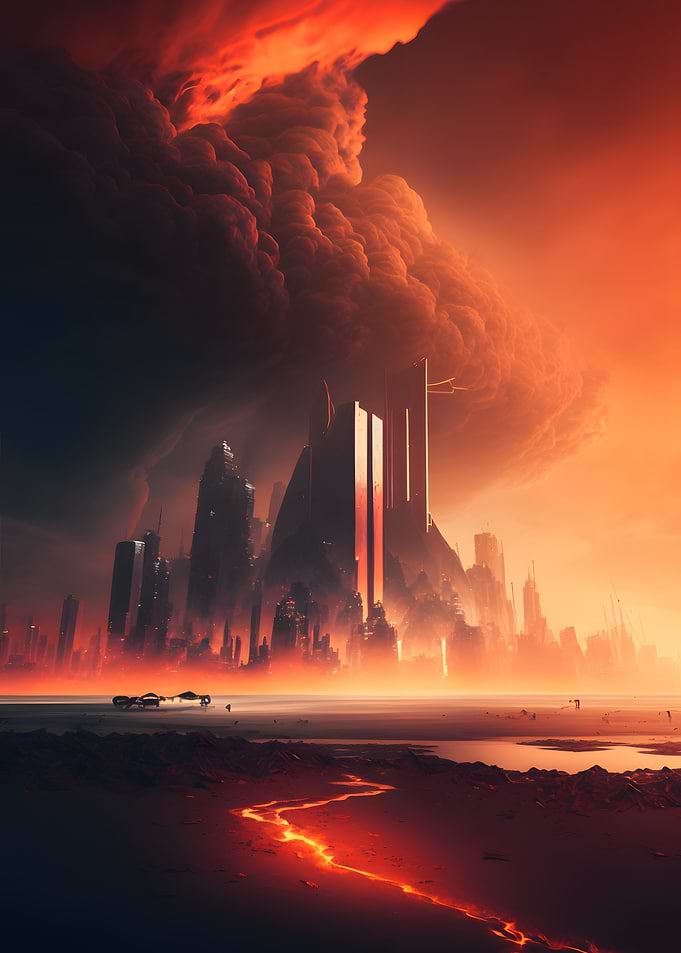 Futuristic City Building