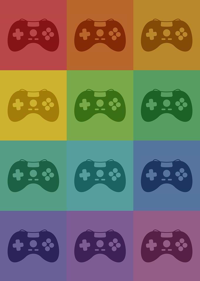 Video Game Controller Art