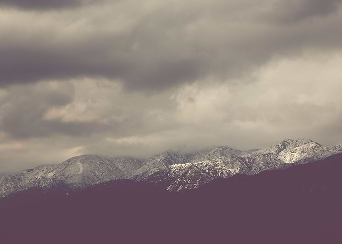 Winter Mountain Storm