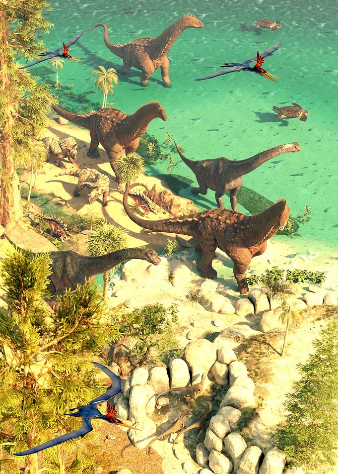 Dinosaur herd