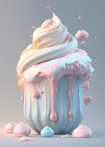 Icecream and Marshmallow