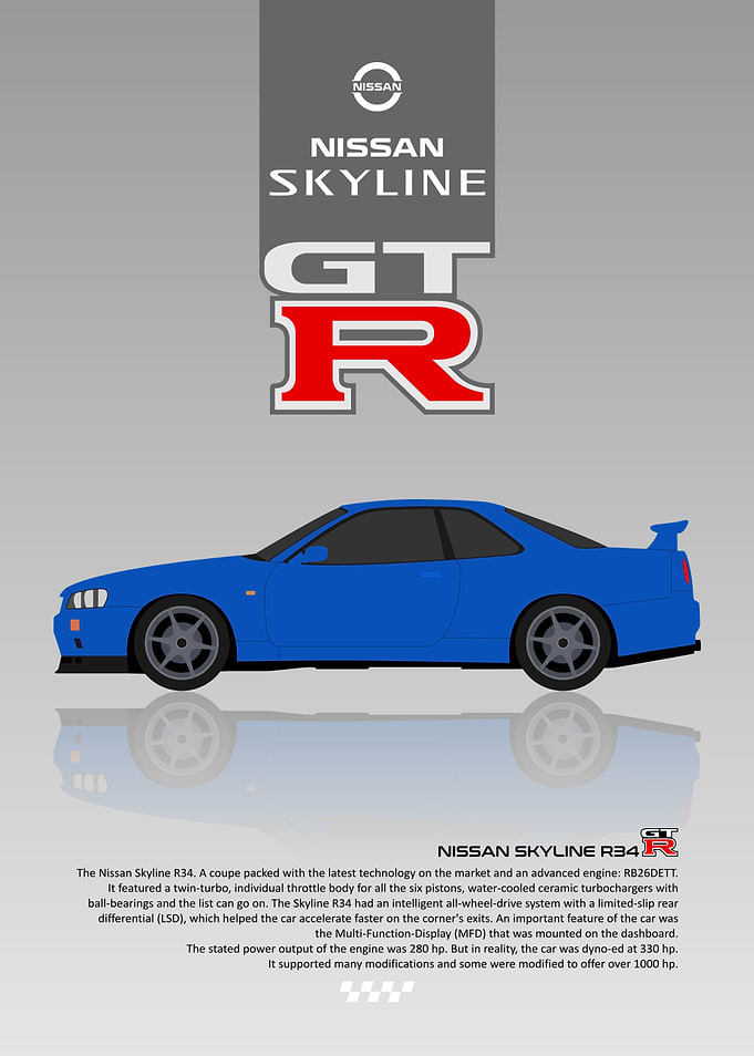 nissan skyline gtr r34 jdm