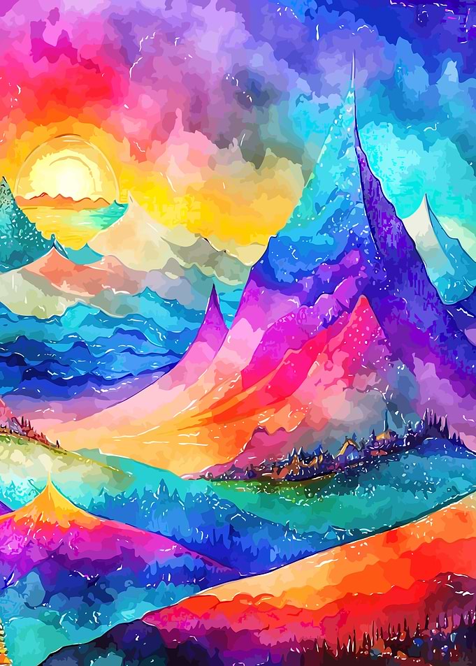 Majestic Blue Mountains