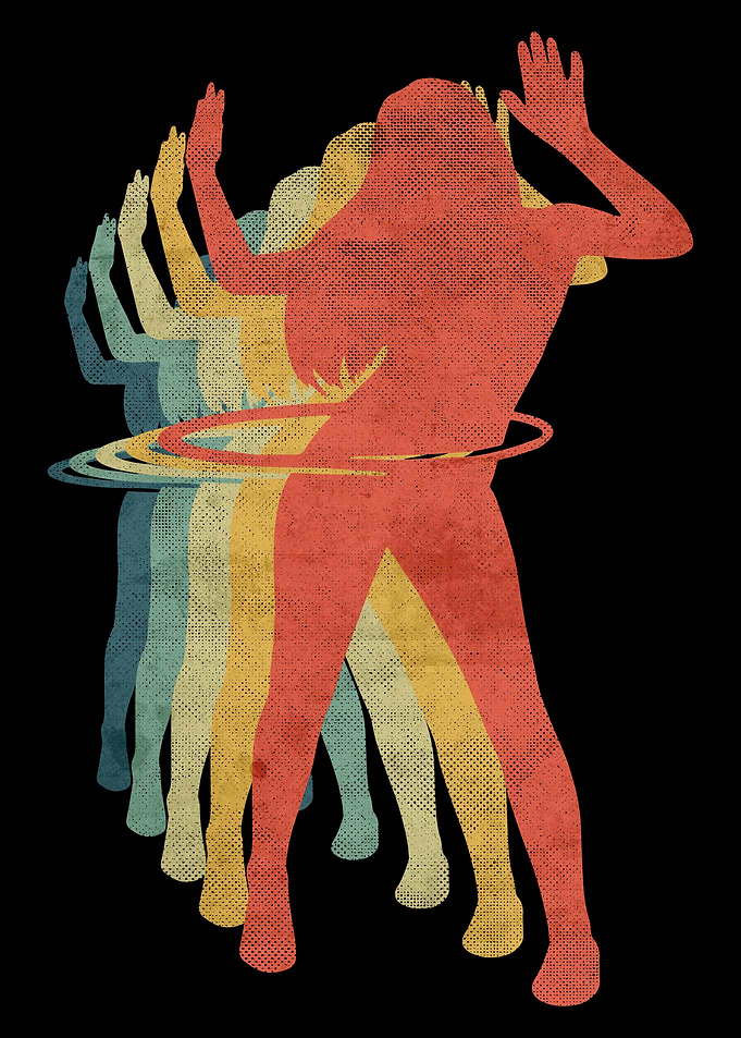 Hula Hoop Girl Dancing
