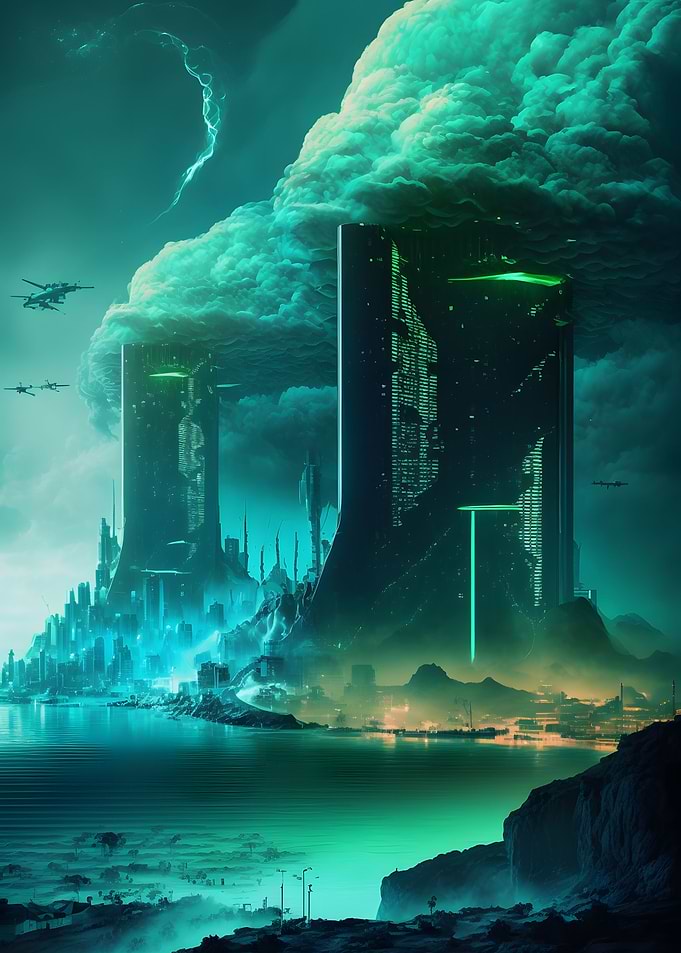 Futuristic City Building