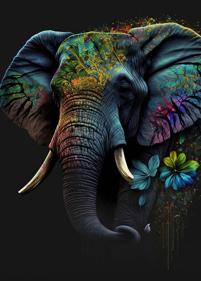 Colourful Elephant