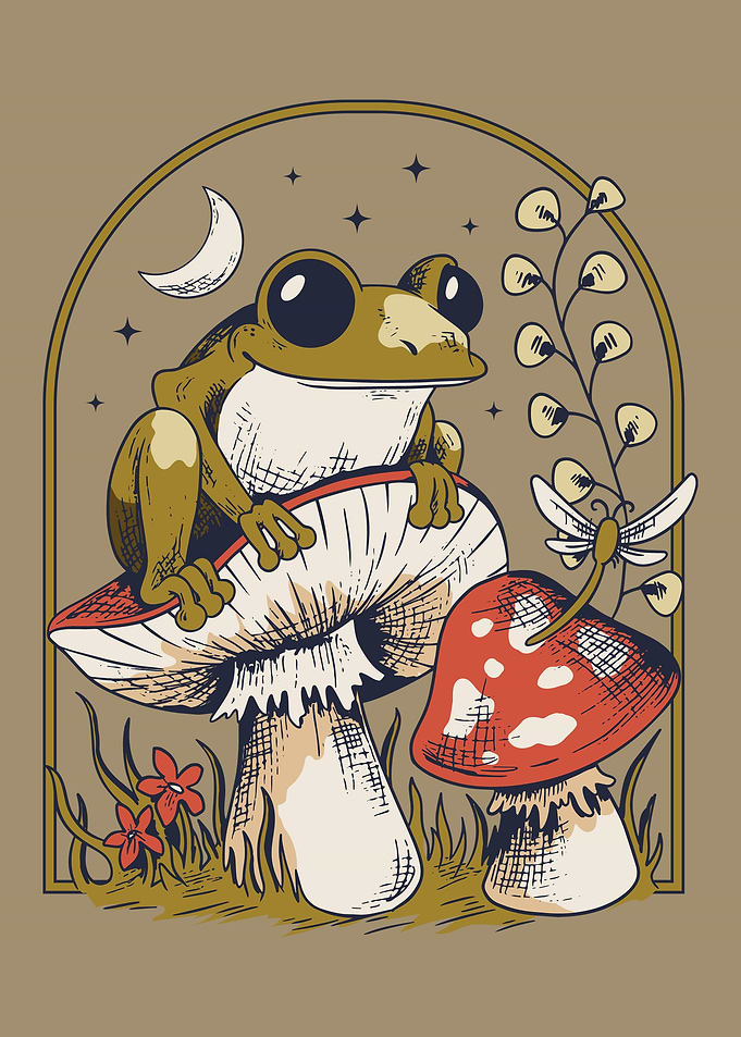 Mushroom Frog