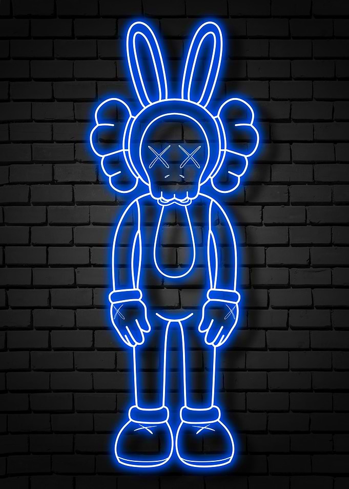 neon kaws