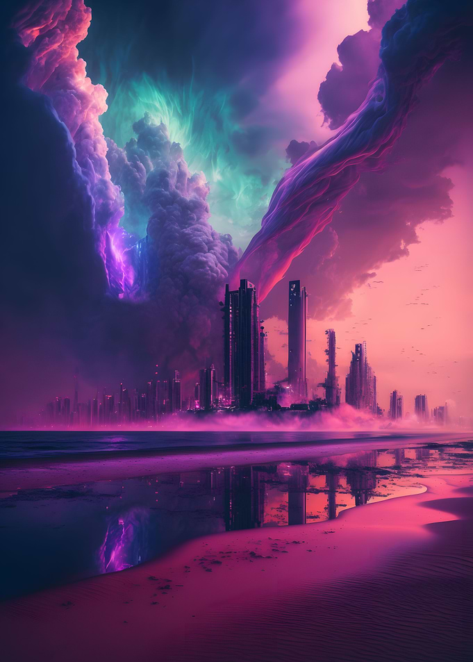 Futuristic City Building