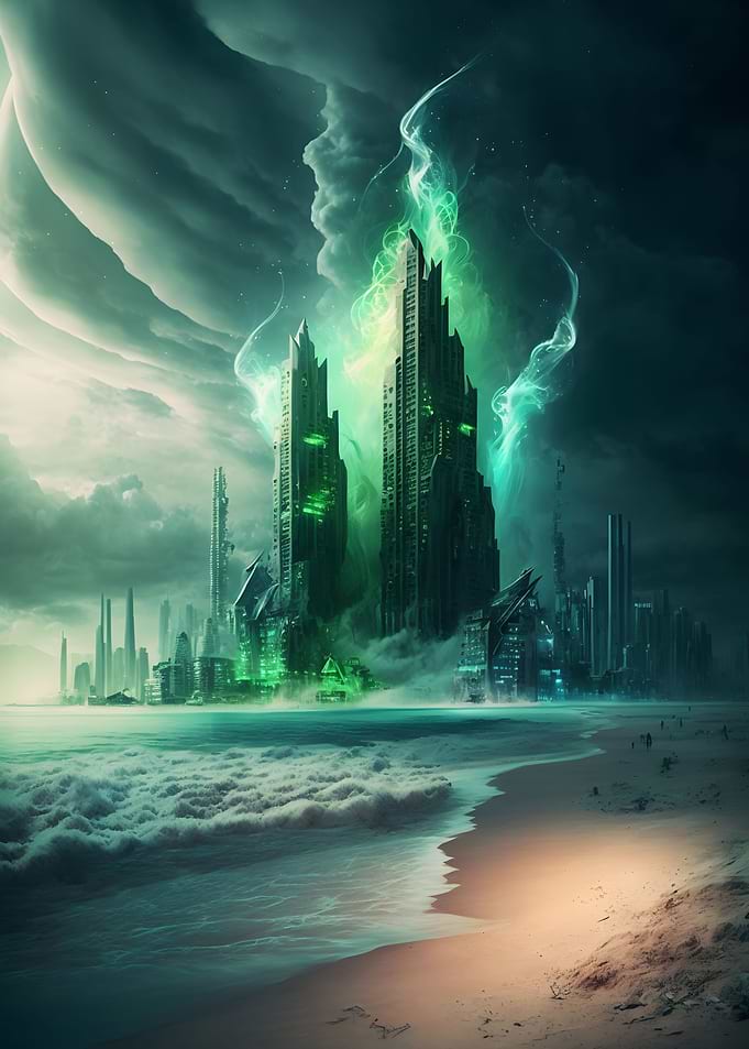 Futuristic City Building