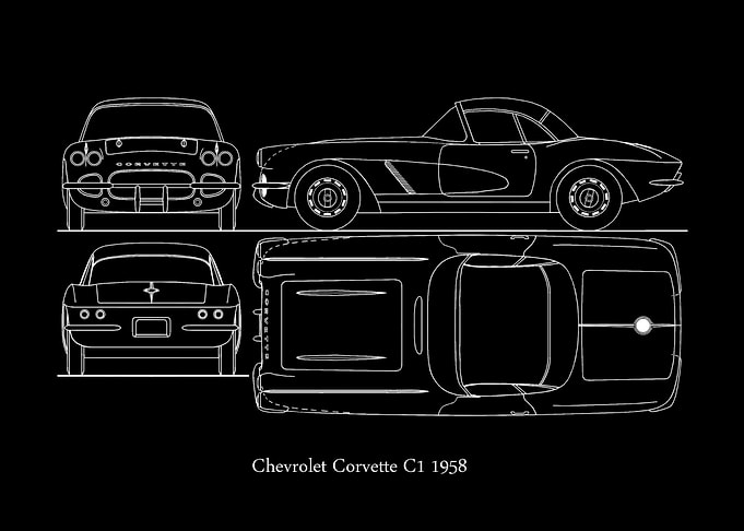 Chevrolet Corvette C1 1958