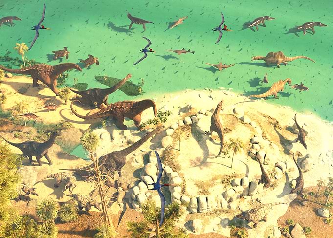Dinosaur herd